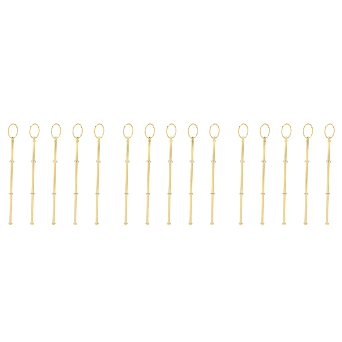 

15 Wedding Metal Gold 3 Tier Cake Stand Center Handle Rods Fittings Kit