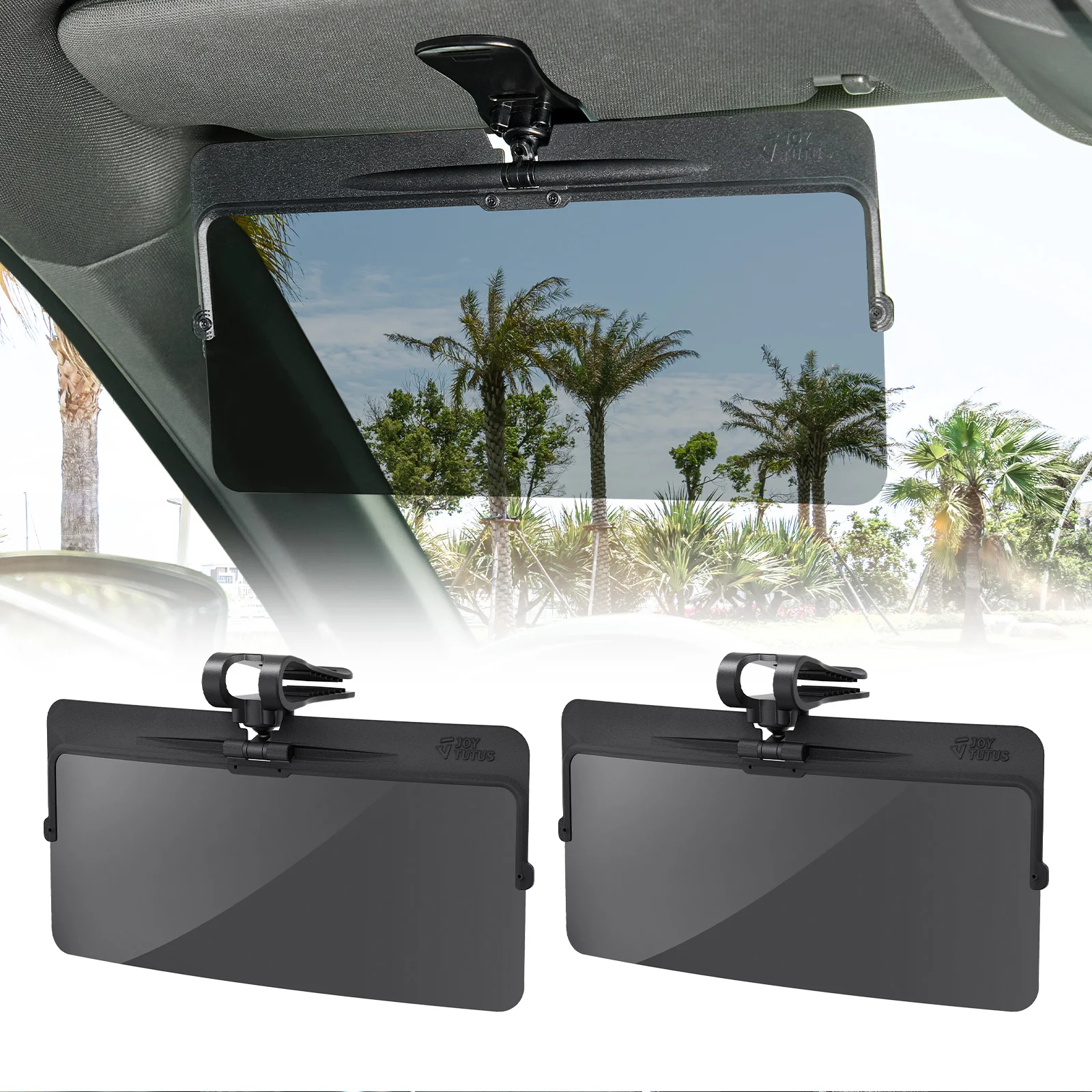 Universal Sunshade Plate Anti-Dazzle Anti-UV Rotatable Adjustable Sun Visor  Polarized Clear Vision Sunvisor Blocker Accessories - AliExpress