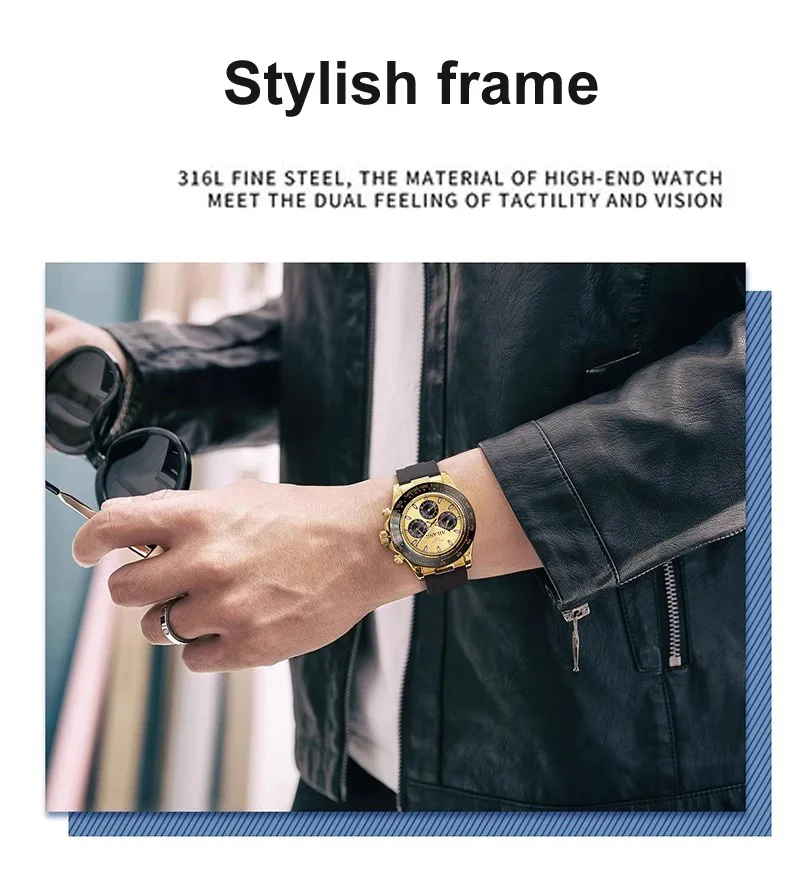 AILANG Brand 2023 Nuovi orologi meccanici da uomo alla moda con cinturino in silicone sportivo, impermeabile, luminoso, orologio da polso automatico di lusso_voghion.com