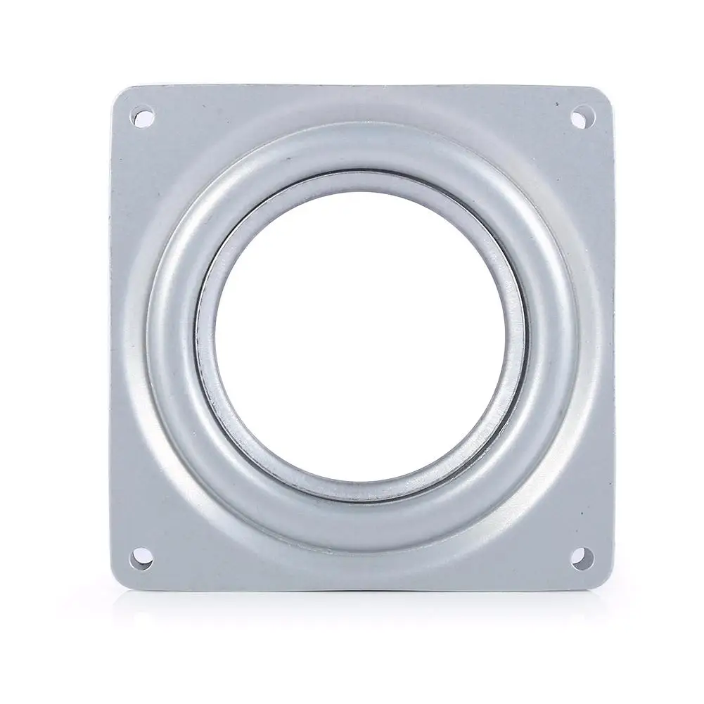 

4 Metal Bearing Swivel Plate Replacement for Turntable TV Rack & Desk