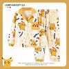 Spring and Autumn New Cardigans for Girls and Children Kids Girls Clothes Long Sleeved Imitation Cotton Pajamas for Boys Pajama 3