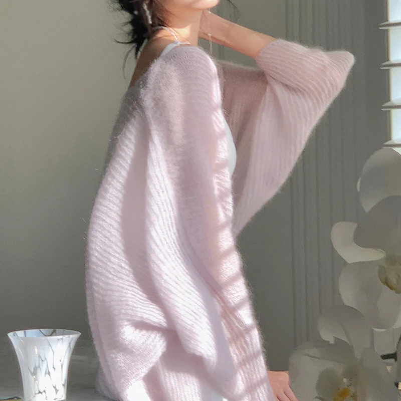   Maheimao Ʈ ī   ָ ÷ ¾ ȣ    Sweter Cardigan