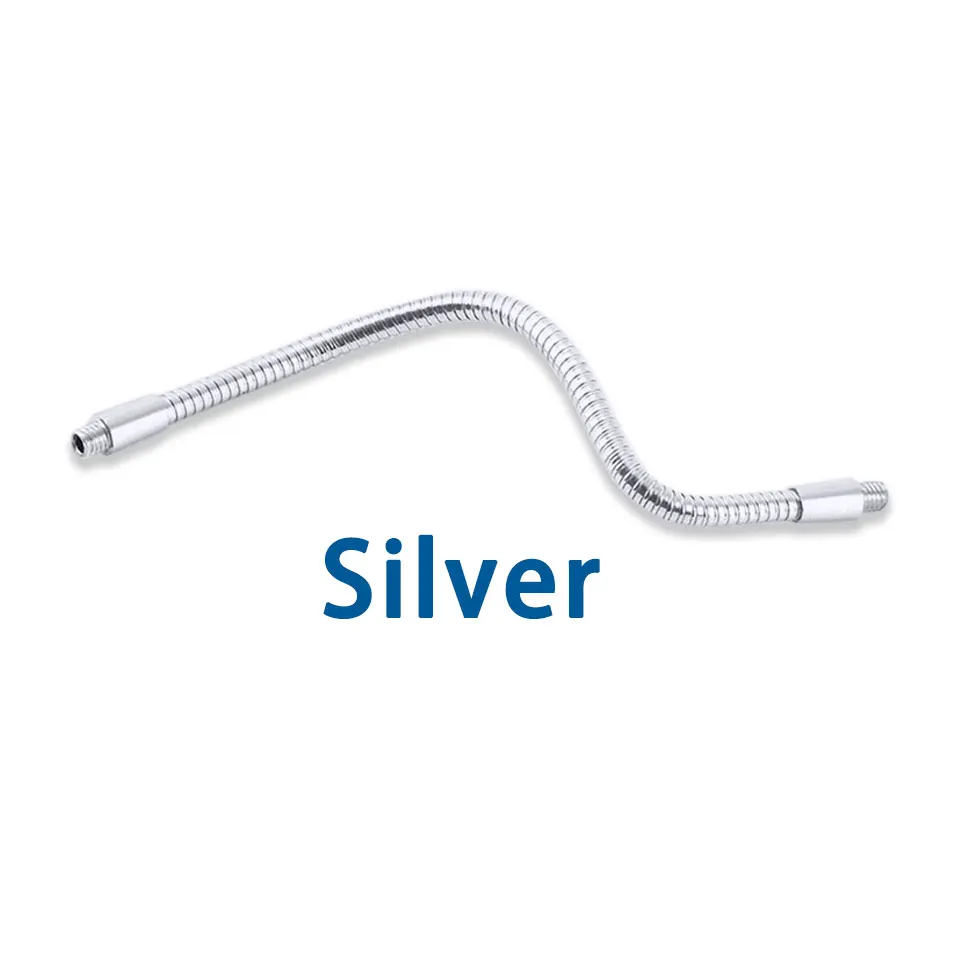 Dia6mm LED Serpentine Tube 10/15/20/25/30CM Soft Flexible Light Holder M6 M8 M10 Metal Hose For DIY Table Lamp