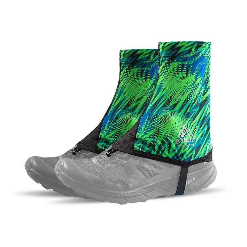 Aonijie Red Low Trail Running Gaiters - Protective Shoe Covers for Outdoor Sand and Stone Protection