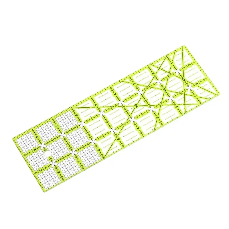 

Acrylic Quilting Ruler With Clear Grid Lines Sewing Patchwork Foot DIY Patchwork Tool Cutting Sewing Crafts Rulers 3mm Thickness