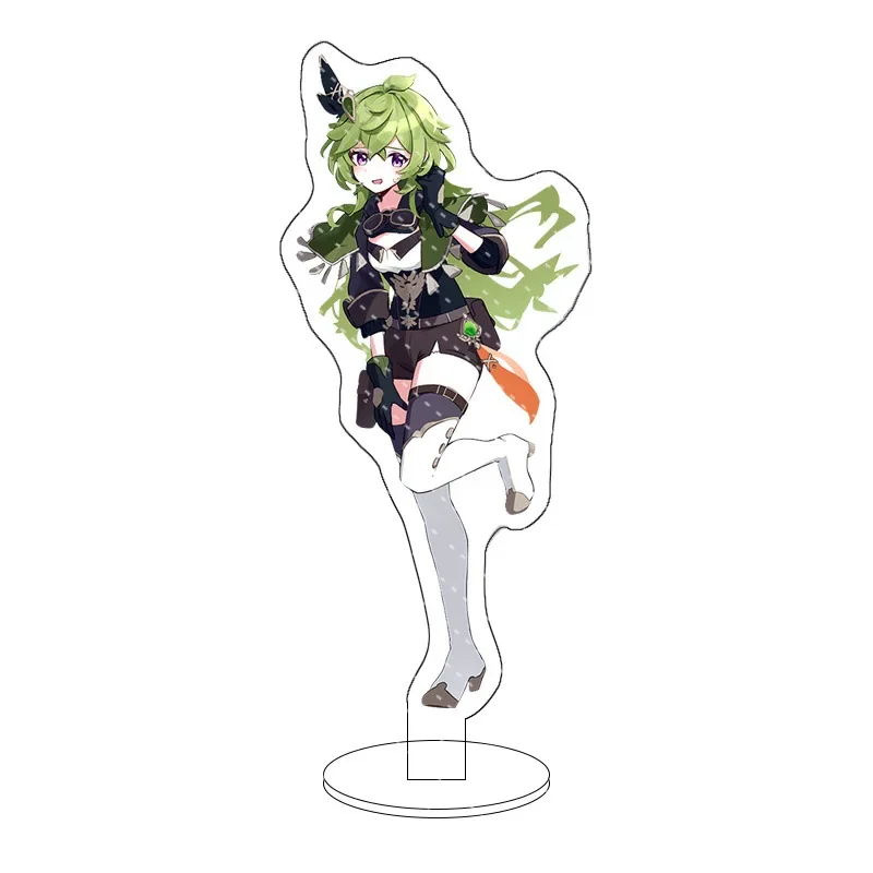 애니메이션 Yuanshen 피규어 스탠드 플라크 카미사토 아야카 라이넷 키라라 요이미야 아크릴 스탠딩 사인 모델 플레이트 코스프레 컬렉션