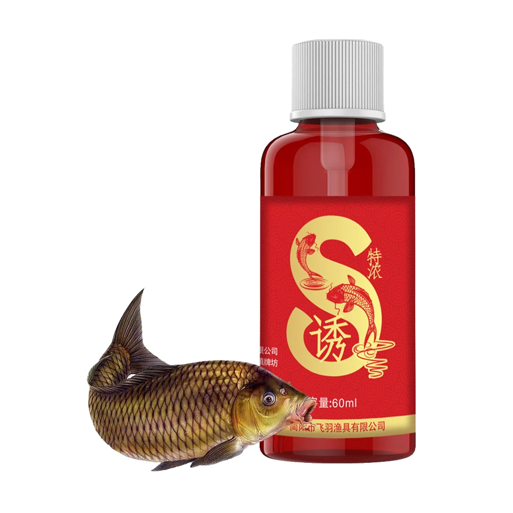 60ml/bottle amino acid bait additive for crucian carp carp grass bream tilapia fishing attractant