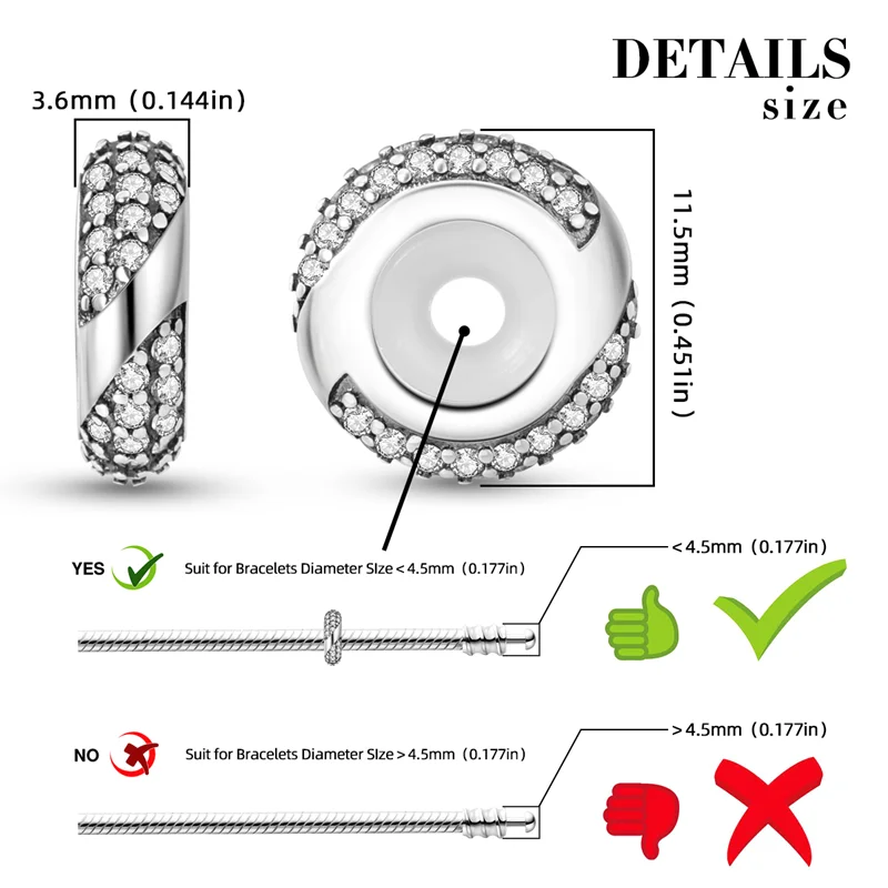 Рисунок 6 - Женский браслет из серебра 2022 пробы
