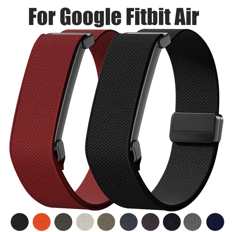 Metal Frame + Nylon Sport Strap with Magnetic Buckle - Breathable Replacement Bracelet Wristband