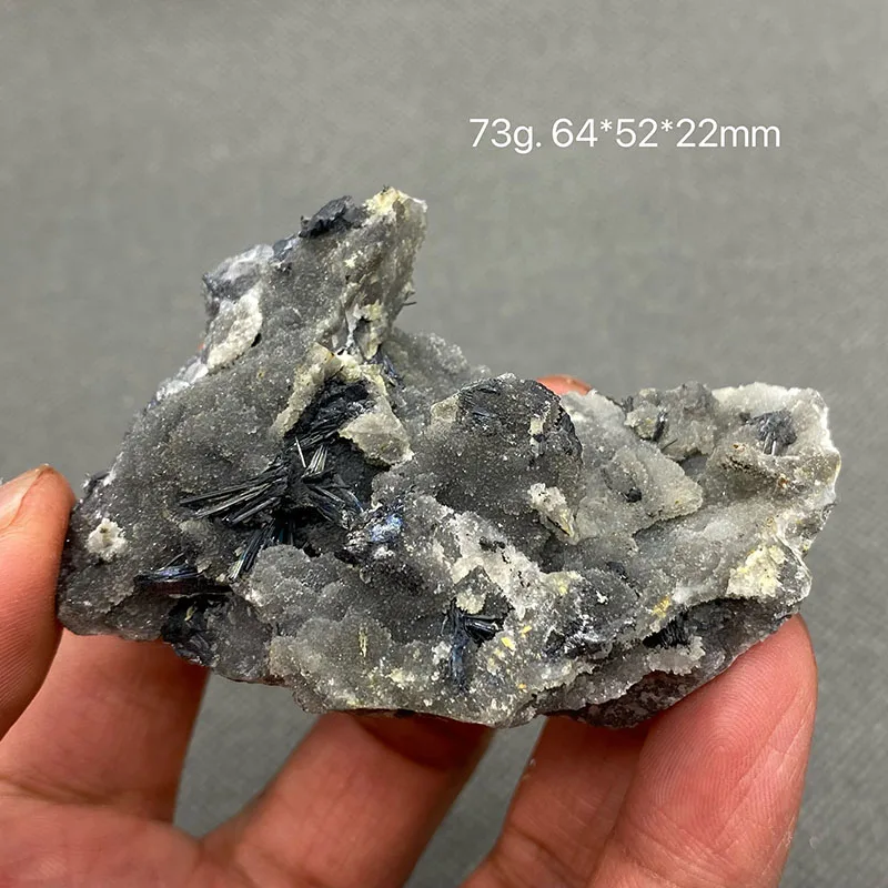 100% Natural rare Stibnite mineral specimen stones and crystals healing crystals quartz gemstones from China free shipping