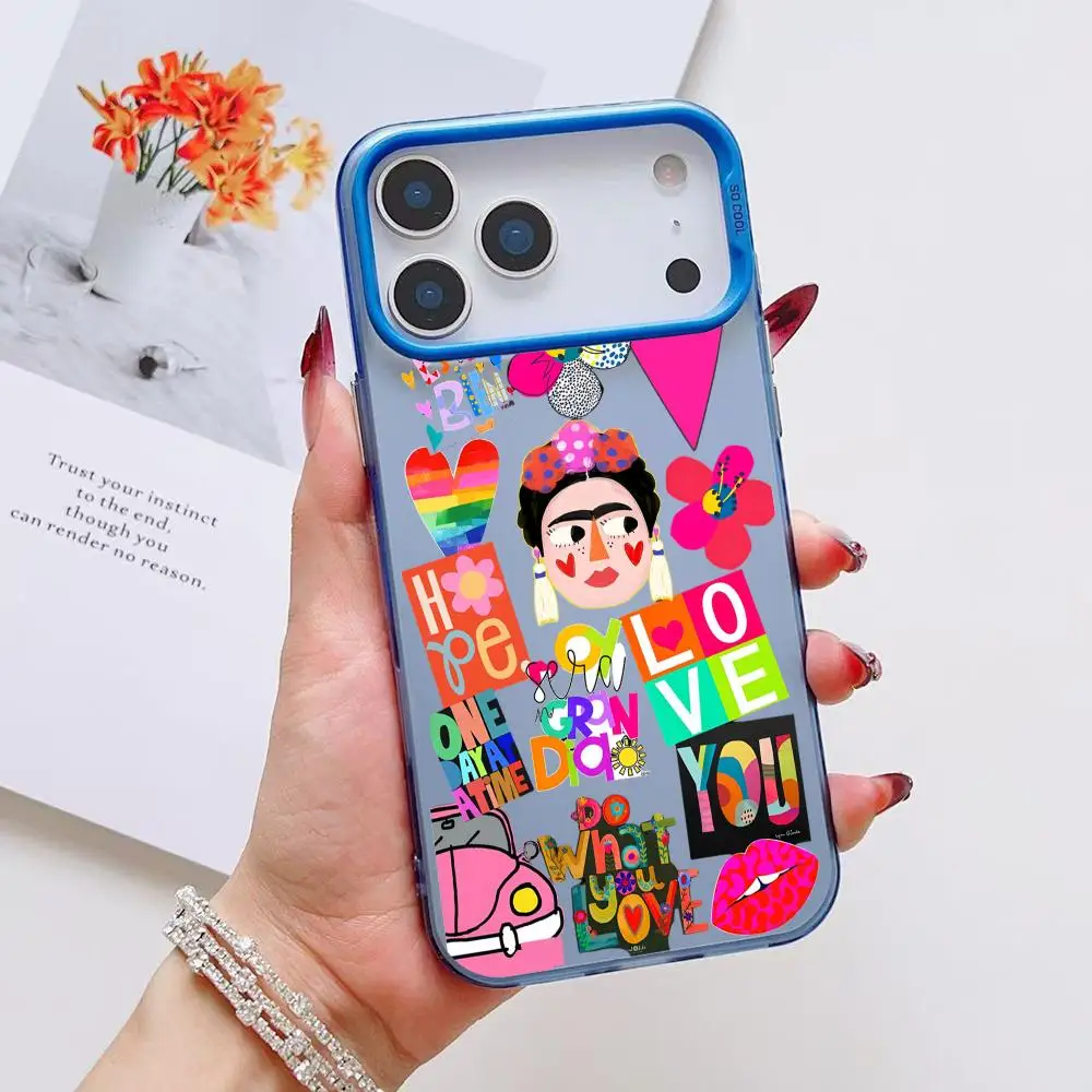 Frida Kahlo Designer Matte Laser Aurora Phone Case
