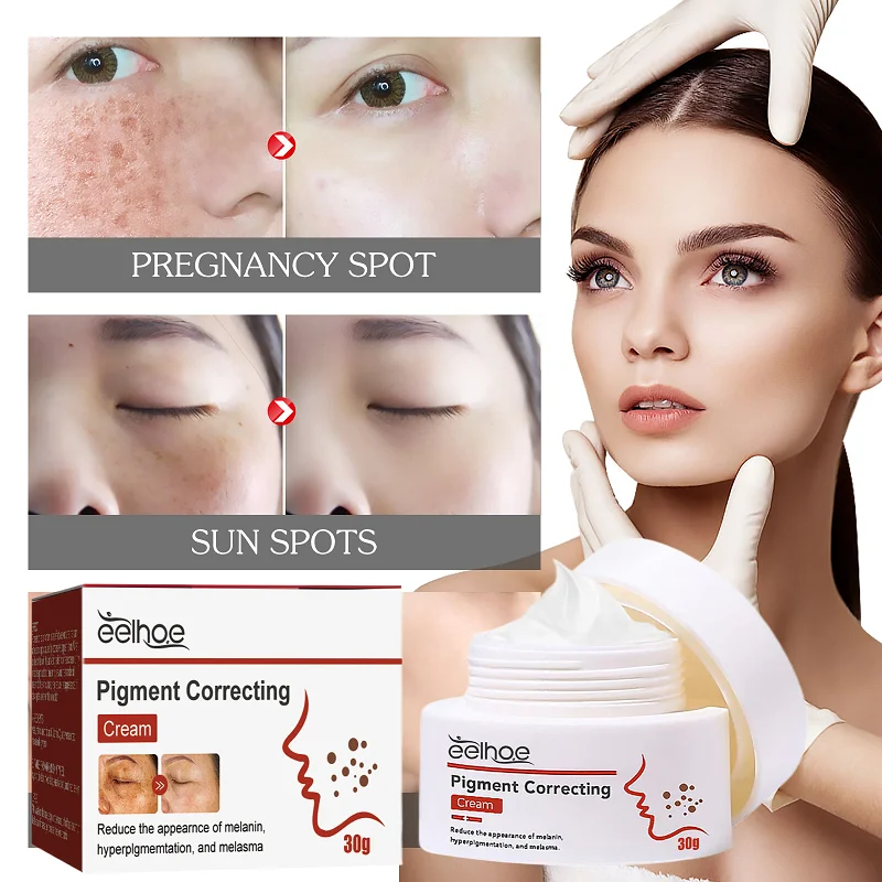 

30G Eelhoe Pigment Repair Cream Moisture Replenishment Fade Freckles Black Spots Melasma Melanin Skin Cream Whitening Skin Care