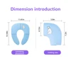 Baby Foldable Potty Seat Cover Portable Toilet Ring Sitting Pad Accessory 6
