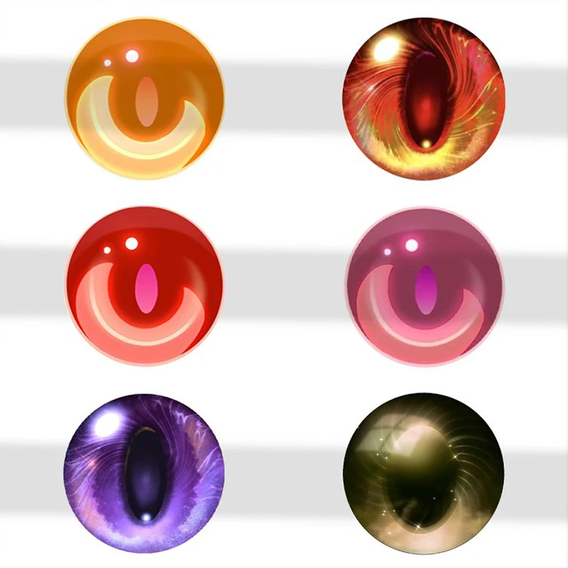 Furry Head eyes Eyeball Furryfandom Kigurumi Kemono Cosplay Costume Eye Pupil Accessories Animal Dust Net Printing Furry Kig