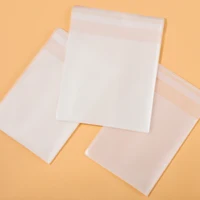 100pcs Frosted Opp Bags Transparent Self Adhesive Pouch Handmade Candy Cookie Storage Bags for Birthday Party DIY Gift Packaging