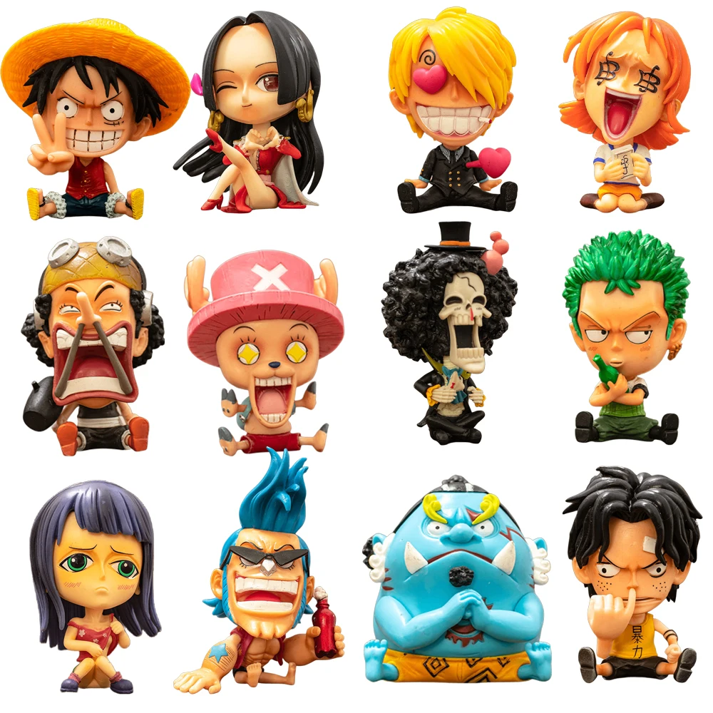 

Один кусок Monkeydluffy Boahancock Roronoazoro Sanji Сидящая позиция детская модель куклы игрушки для мальчиков ПВХ экшн-фигурки детский подарок