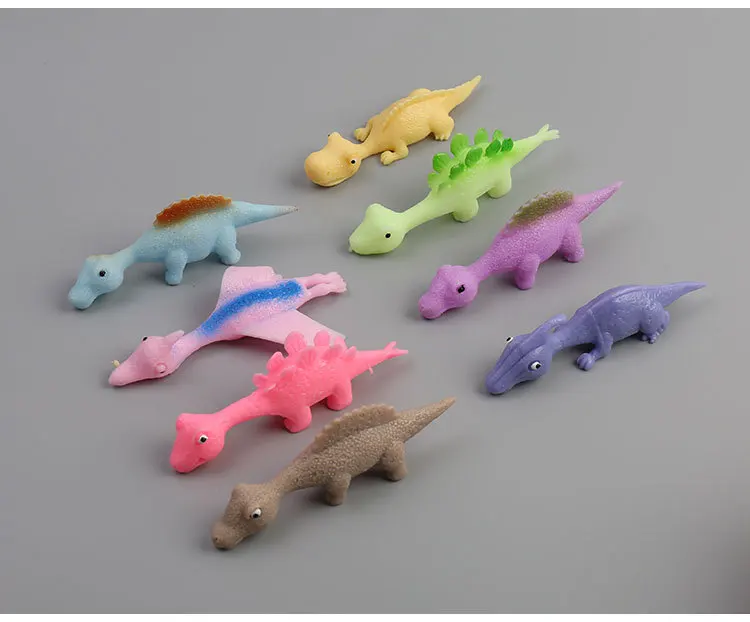 Jouets de doigt de dinosaure créatifs pour enfants, animaux de dessin animé  drôles, anlande soulignée, instituts, tir, jeu de catapulte de fronde -  AliExpress