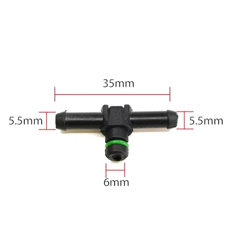 Diesel Injector Tube Diesel Common Rail Injector Nozzle Oil Return Joint T and L Type Tube Connector Denso Cummins Isuzu 4KH1