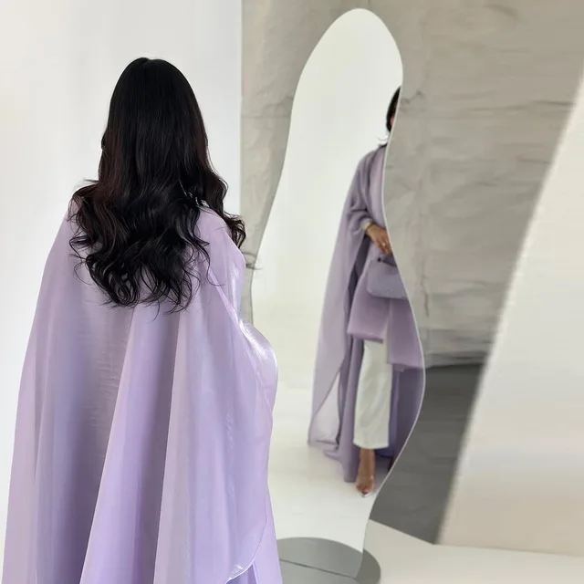 109382-a0924e.jpg Abaya ouverte 2026 Eid Mubarak à manches chauve-souris pour femme, robe musulmane en satin, jilbab, kimono, hijab, abayas, caftan, robe, vêtements islamiques