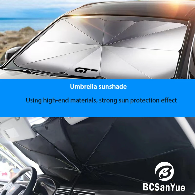 Car Windshield Sun Shade Cover Visor for Peugeot 3008 GT 308 4008 5008 508 Front Window Sunscreen Protection Parasol Accessories