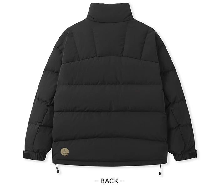 Down Jacket Winter New Three-Proof Top Contrasted Color Versatile Genderless Texture Jacket