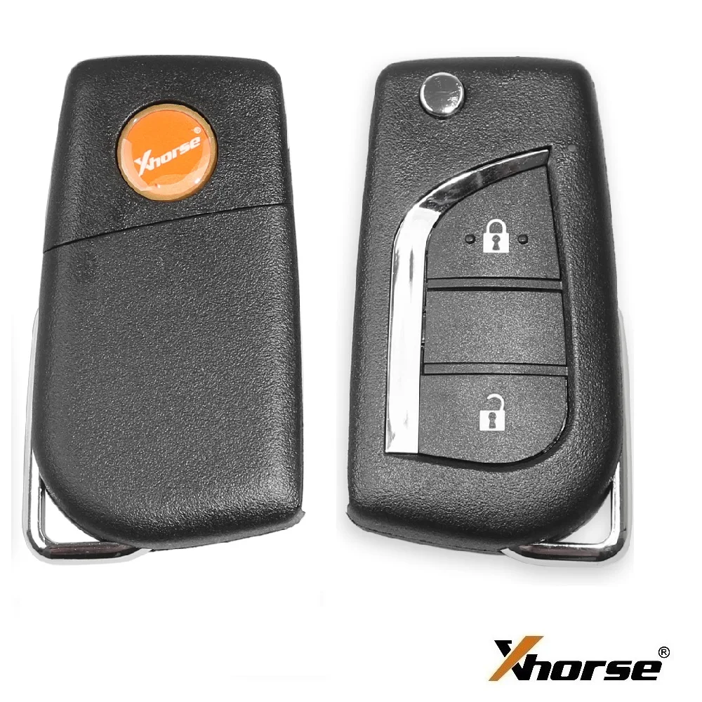 

5PCS/LOT For Toyota 2 Buttons Xhorse Universal Remote Key XKTO01EN