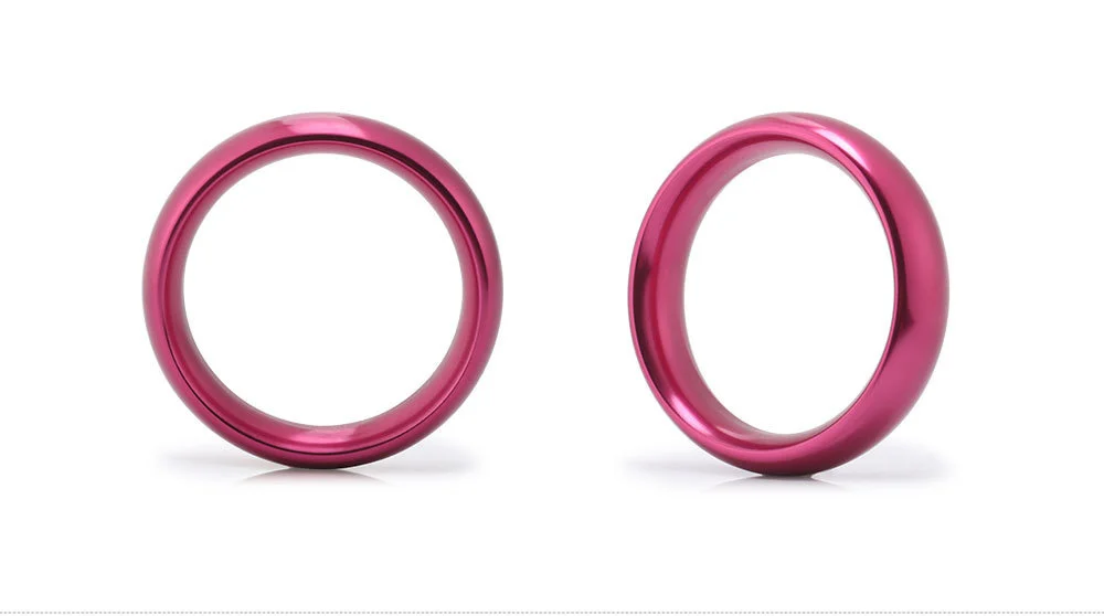 Ringe auf Aluminiummetall-Männerringen verzögerte Ejakulation Produkte für Erwachsene Gehäuse Verzögerungsverschlussschlaufen Ring Sex S_voghion.com