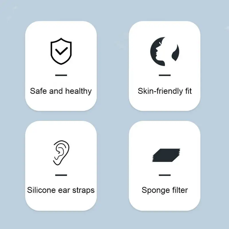 1~4SETS Splash Mask High-elastic Transparent Masks Visor Face Shield Dust-proof Durable Lip Language Face Mask Breathing Mask 6