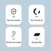 1~4SETS Splash Mask High-elastic Transparent Masks Visor Face Shield Dust-proof Durable Lip Language Face Mask Breathing Mask 6