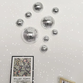 Metallic Wall Disco Ball 1