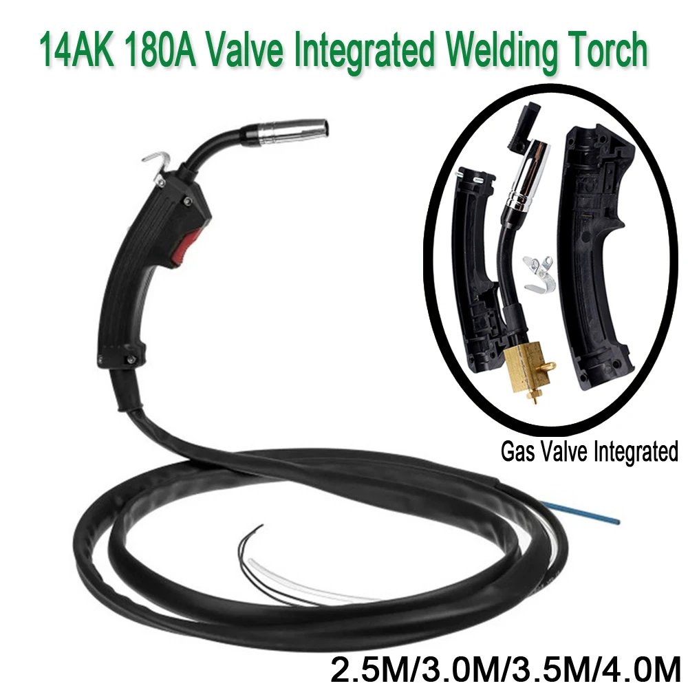 MIG135 Welding Torch Replacement - 100A 2M Non-Gas Flux Core Welder Gun For Semi-Automatic Machines
