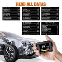 ANCEL A202 On-board Computer Car Digital Computer Display Speed Fuel Consumption Temperature Gauge OBD2 Automobile Scanner 2