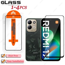 Global Glass - Free Dust Screen Protector with Black Edge Protective Film for Redmi 17 4G