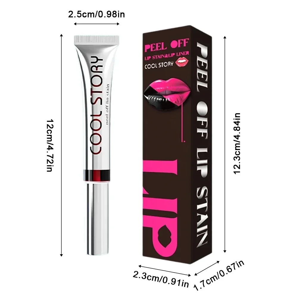 Lip Makeup Set, Built-In Lip Liner Outline + Matte Lip Gloss Fill In, Non-Drying Rich Color Payoff Multi-Task Lip Cosmetic - 6