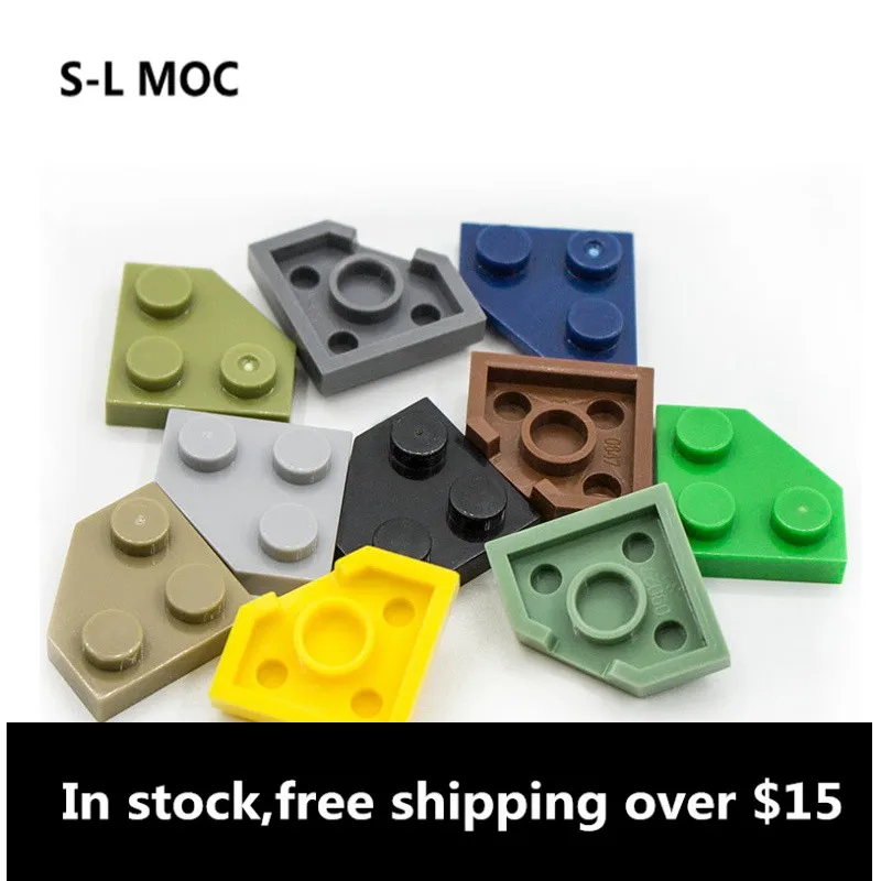 26601 Wedge Plate 2X2 Cut Corner Brick Collection Bulk Modular Gbc Toy Per Blocchi Tecnici Moc Compatibili