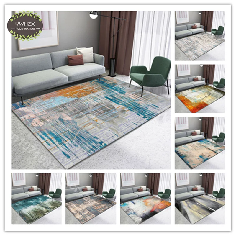 

Inkwash Artistic Abstract Carpet for Living Room Decor Home Large Area Bedroom Rug Anti-Skid Coffee Table Floor Mat Bedside Rugs