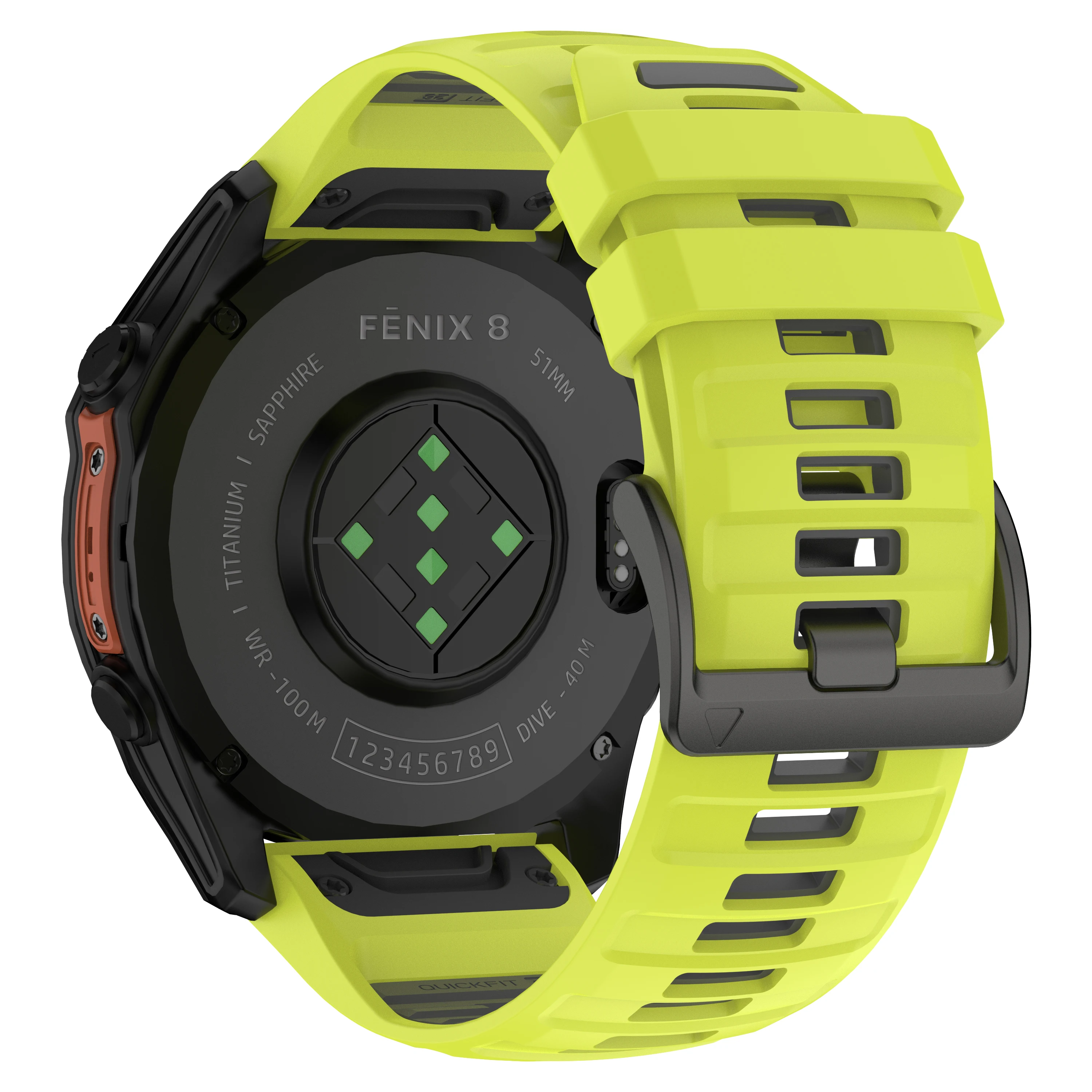 Premium QuickFit Silicone Watchband - 26mm & 22mm Adjustable Strap