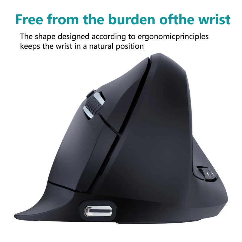 Warvank W1 Vertical Mouse Rechargeable 2.4G Wireless Mouse Ergonomic Office Silent Mice For PC Computer Laptop wireless mouse