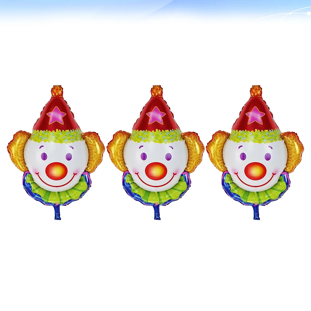 

Clown Balloon Aluminum Foil Balloons Carnival Theme Party Decorations Circus Theme Birthday Party Random Color