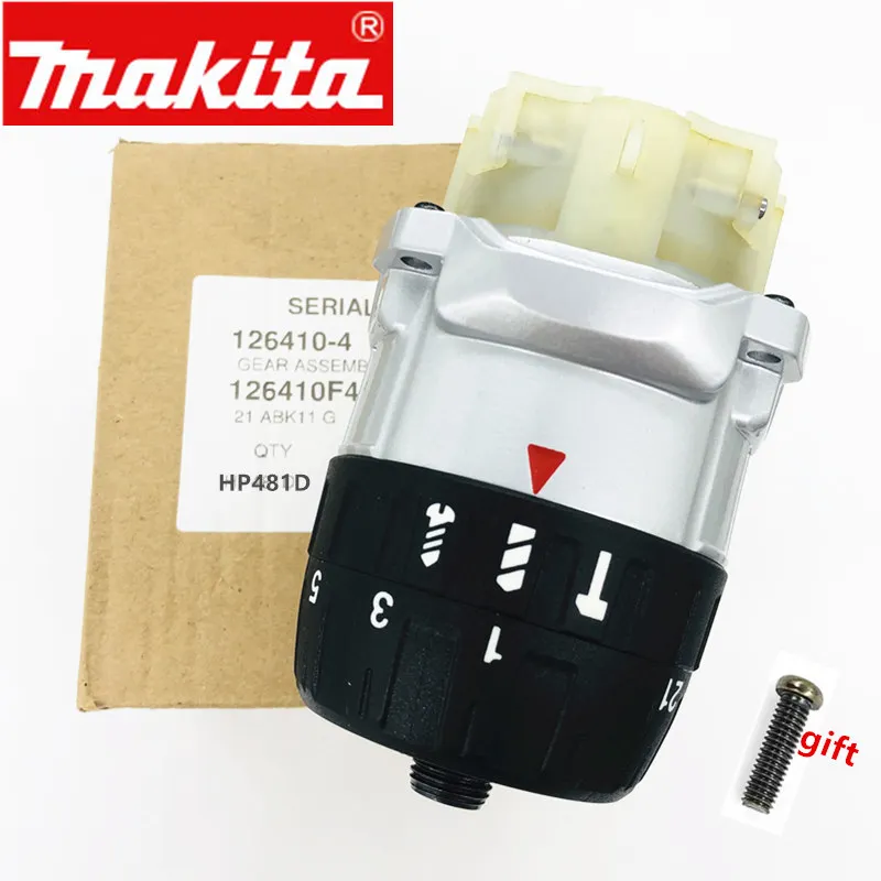 Cambio Gruppo Ingranaggi Dhp481 Per Makita Dhp481Z Xph07 Hp481D 126410-4