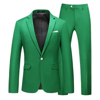 New Fashion Pink Suit Men Set Prom Wedding Suits Men Slim fit Blazer Groom Marriage Tuxedo Dress Jackets Pants Homme 2 Pieces 2