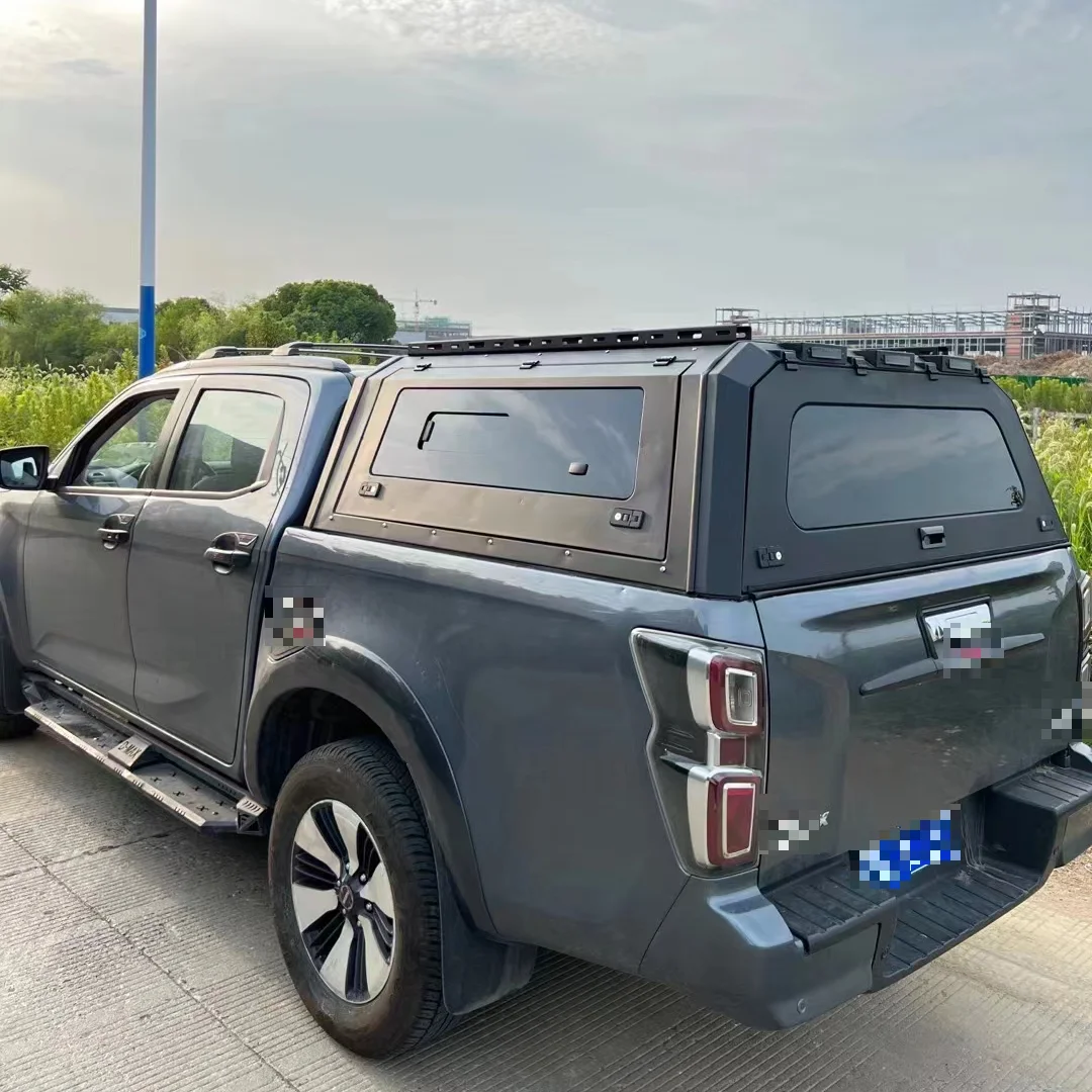 

Factory Supply Aluminum Alloy Or Steel pick up truck hard top canopy For lsuzu DMAX