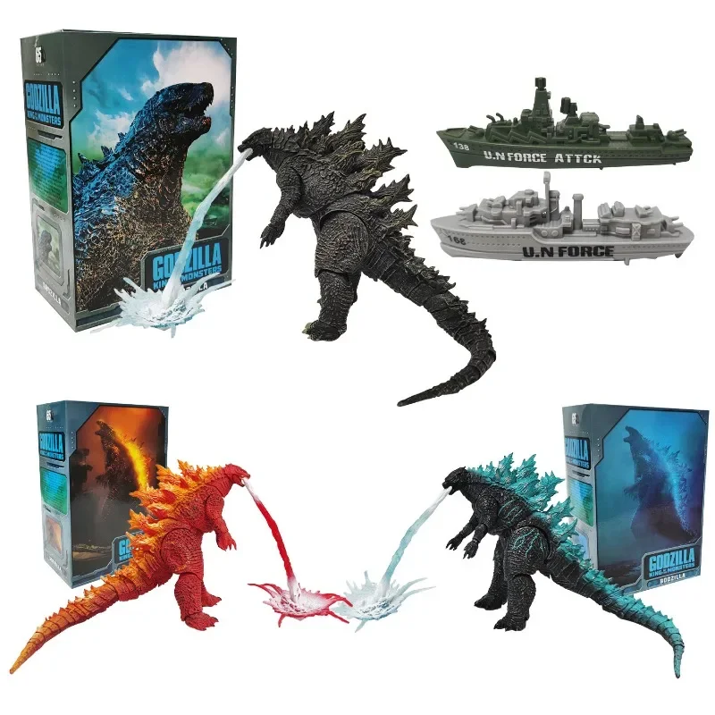 

Godzilla Vs Kong Action Figures Movable Model Dinosaur Toy Fury Monster NECA Movie Figures Collect Children's Christmas Gifts