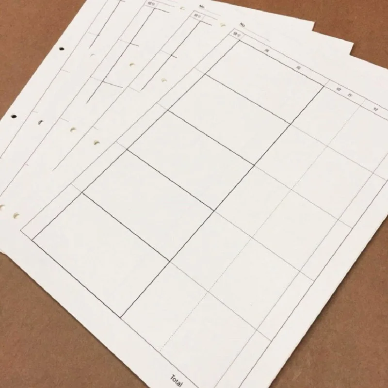 Storyboard de Animação Profissional Template Sketchbook Notebook para Film Drawing Sketch e Plan Scenes a4 - Imagem 3