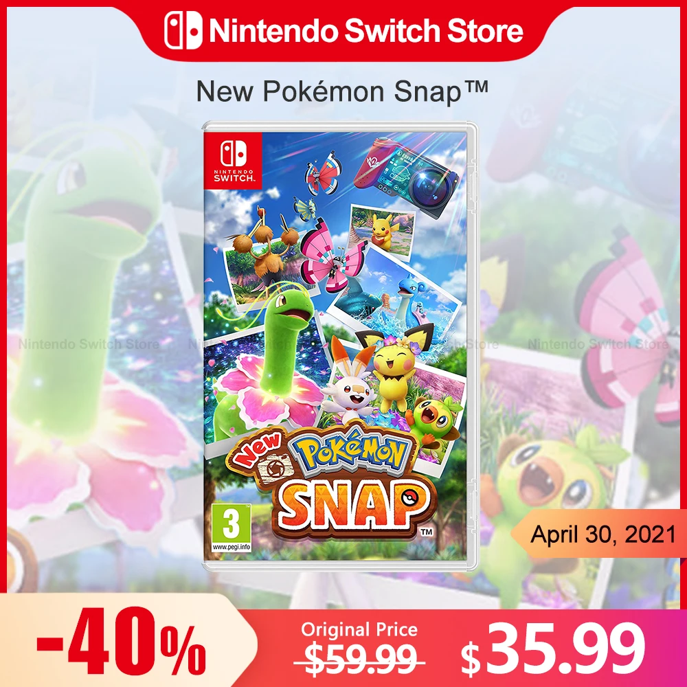 New Pokemon Snap Nintendo Switch Offerte Di Gioco 100% Ufficiale Originale Gioco Fisico Card Simulazione Genere Per Switch Oled Lite