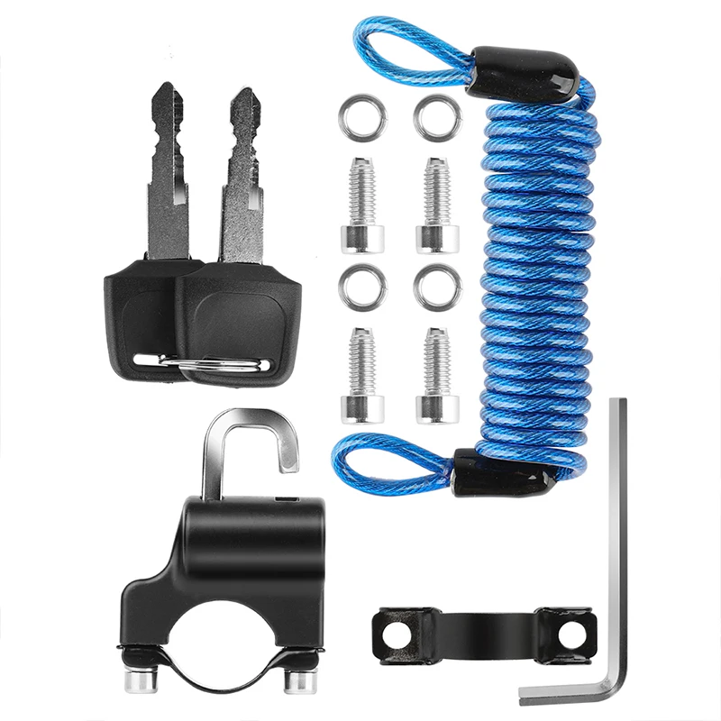 WEST BIKING Mini Bike Helmet Lock Portable Aluminum Alloy Bicycle Motorcycle Anti-theft Safety Lock MTB Road Bike Accessories