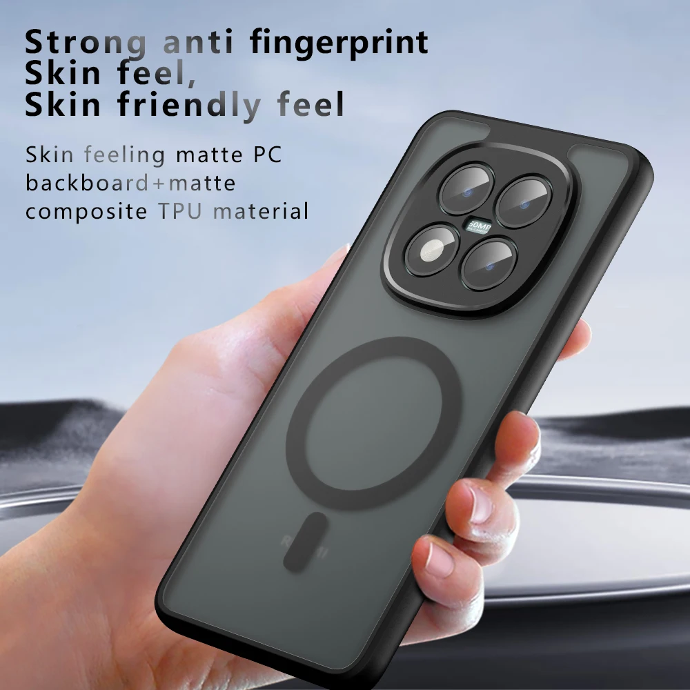 Magnetic Wireless Charging Shockproof Case - Magsafe Compatible Back Cover Coque