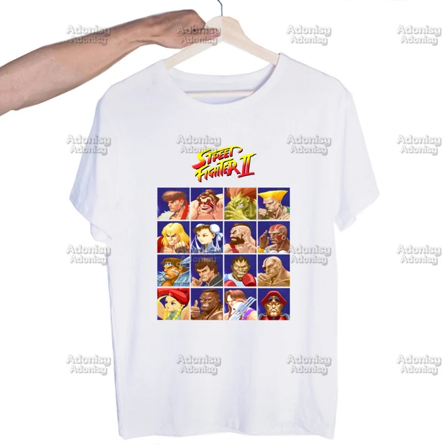 Street Fighter T-shirts Hip Hop Funny Print Tshirt Streetwear T Shirts  Short Sleeve Tops Anime Clothes - AliExpress