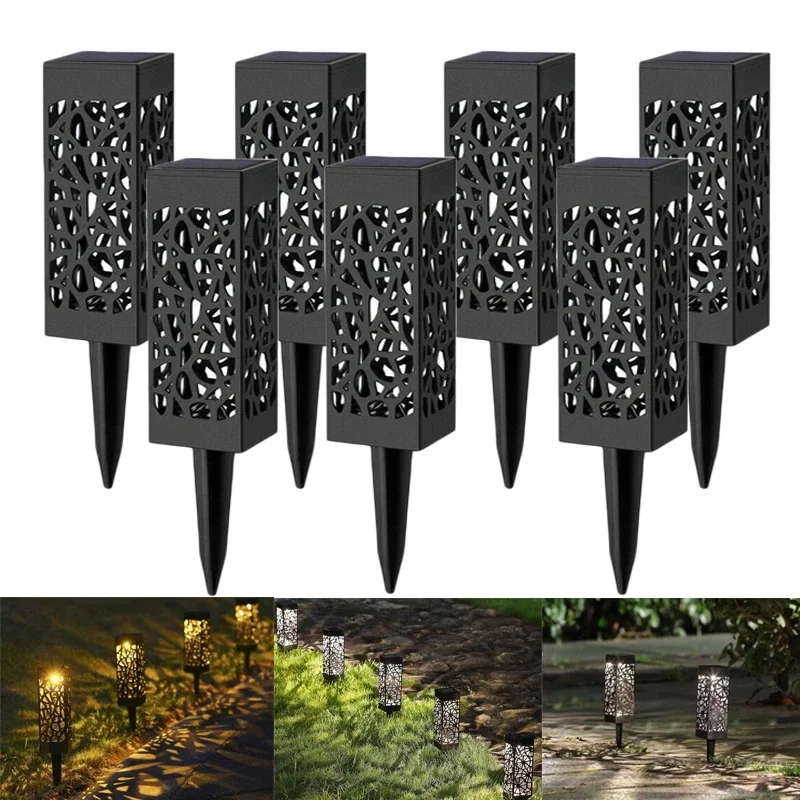 

Уличные садовые фонари на солнечной батарее, водонепроницаемый ландшафтный светильник для дорожек, двора, газона, украшение сада
