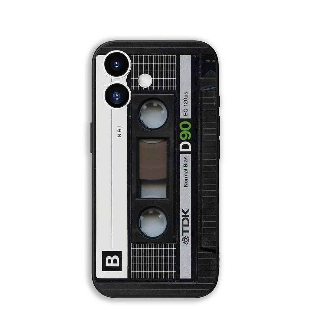 Retro Cassette Tape Phone Case Cover